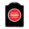 Signmission Designer Series Do Not Enter, Black & White Heavy-Gauge Aluminum Sign, 24" H, BW-1824-24150 A-DES-BW-1824-24150 - alternate 1